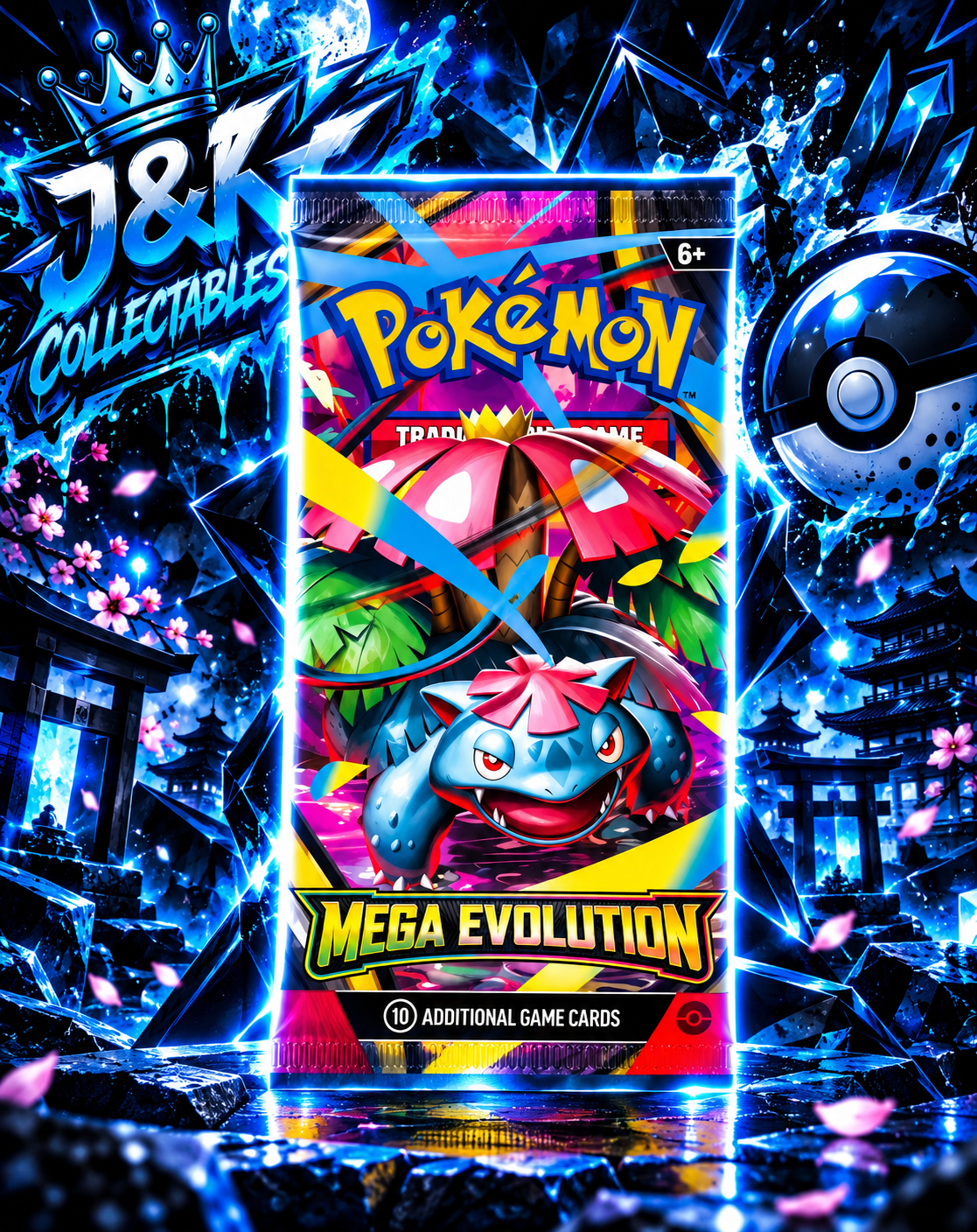 Pokémon TCG – Mega Evolution | English Booster Pack | Rip & Ship
