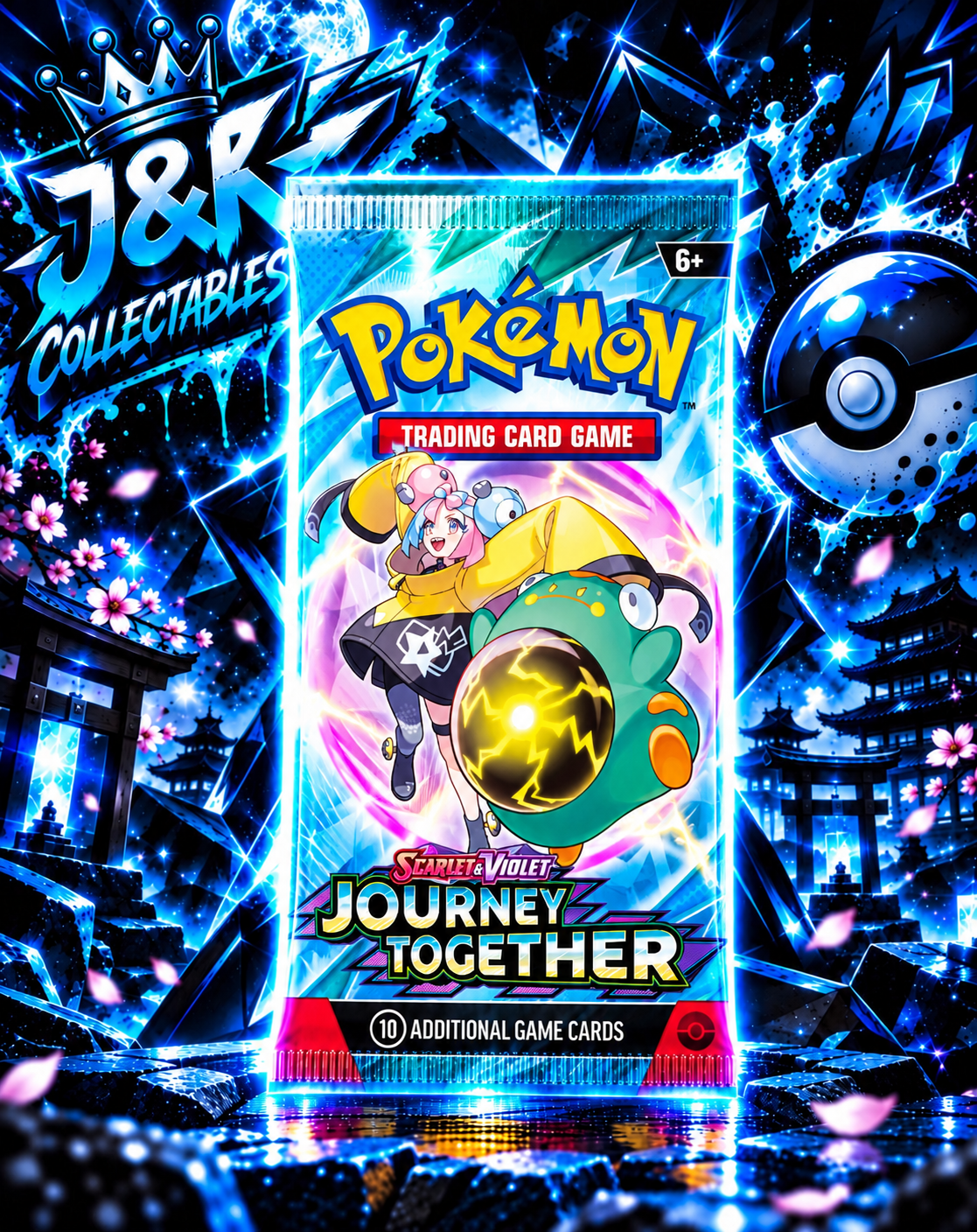 Pokémon TCG – Scarlet & Violet: Journey Together | English Booster Pack | Rip & Ship